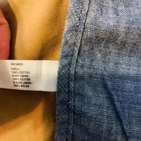 GAP Women's Tan Classic Tan Double Breasted Trench Coat. Size L - Picture 10 of 13